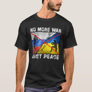 Camiseta No más guerra, sólo paz - estoy de acuerdo con Ucr