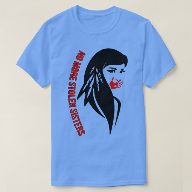 Camiseta No más hermana robada (Diseño del anverso)