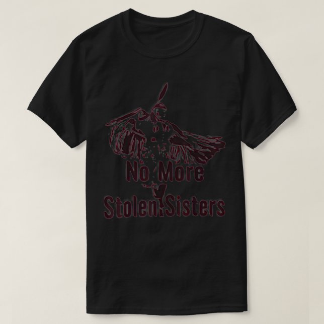 Camiseta No más hermanas robadas  (Diseño del anverso)