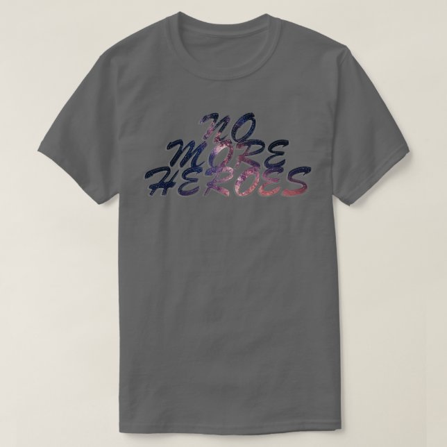 CAMISETA NO MÁS HEROES (Diseño del anverso)
