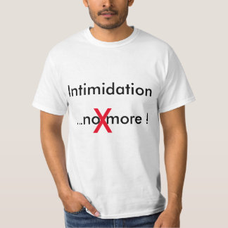 Camiseta "No más intimidación"