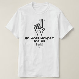 Camiseta No más lunes v2a