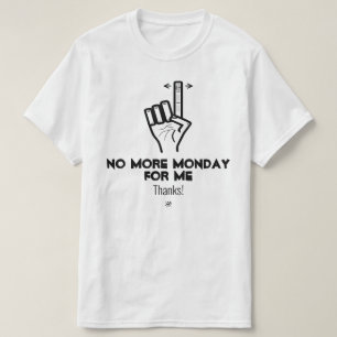 Camiseta No más lunes v2a