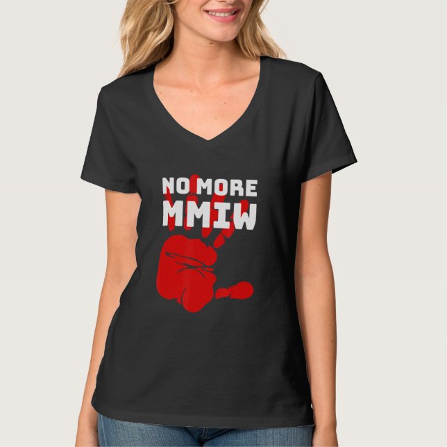 Camiseta No más Mmiw Stop Mmiw (Anverso)