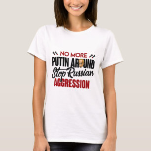 Camiseta No Más Putin Alrededor Pro Ucrania
