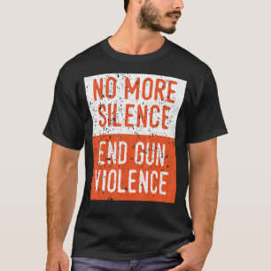 Camiseta No más silencio contra la conciencia de las armas 