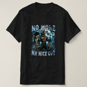 Camiseta No Más Sr Tipo Amable Divertido Lobo Alfa Meme Pap