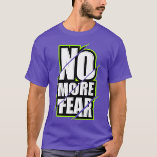 Camiseta No Más Temor Motivación De Gimnasio Cita De Trabaj