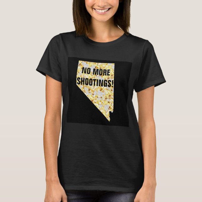 CAMISETA NO MÁS TIROTEOS NEVADA (Anverso)