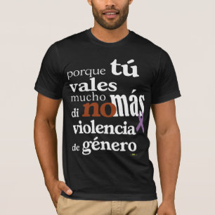 Camiseta No Más Violencia de Género