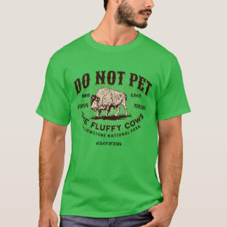 Camiseta No Mascota a la Patata Nacional de Vacas Fluffy Ye