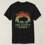 Camiseta No Mascota a las vacas flúfadas Funny Bison Yellow<br><div class="desc">No se Mascota el diseño del Parque Yellowstone de Fluffy Cows Funny Bison es un regalo perfecto si le gustan las vacas. Obtén esta ropa de vaca divertida para regalo de cumpleaños,  regalo de Navidades o regalo de aniversario para cualquier amante de las vacas.</div>