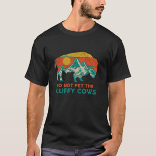 Camiseta No Mascota A Las Vacas Fluffy Funny Bison National