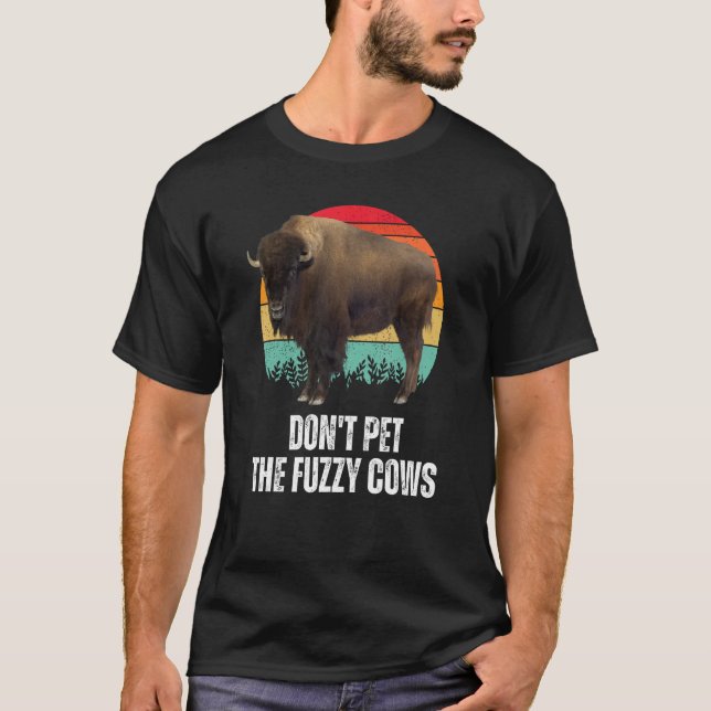 Camiseta No Mascota El Búfalo Búfalo Nati Vacas Retro Fuert (Anverso)