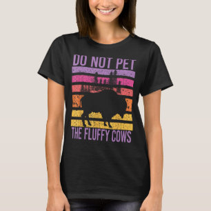 Camiseta No Mascota El Búfalo Fluffy Vintage Bison