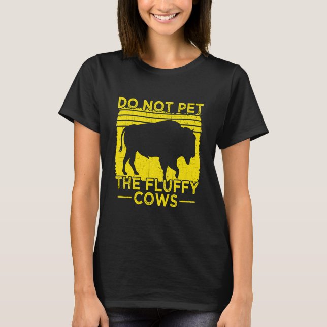 Camiseta No Mascota El Chiste Fluffy Cows (Anverso)