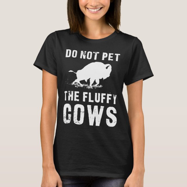 Camiseta No Mascota El Coro Funny De Las Vacas Fluffy (Anverso)