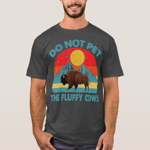 Camiseta No Mascota La Vintage De Vacas Fluffy