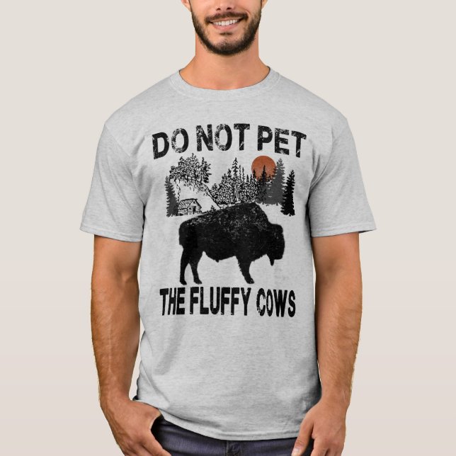 Camiseta No Mascota Las Vacas Fluffy (Anverso)