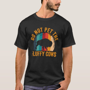 Camiseta No Mascota Las Vacas Fluffy Hombres Mujeres Ceboll