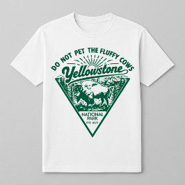Camiseta No Mascota Las Vacas Fluffy - Yellowstone