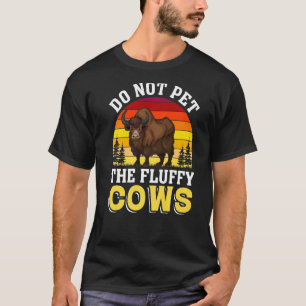 Camiseta No Mascota Las Vacas Fluffy Yellowstone National P