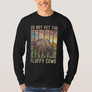 Camiseta No Mascotas el búfalo de venado de vacas amarillas
