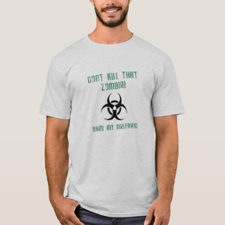 Camiseta No mate a ese zombi, ella es mi novia