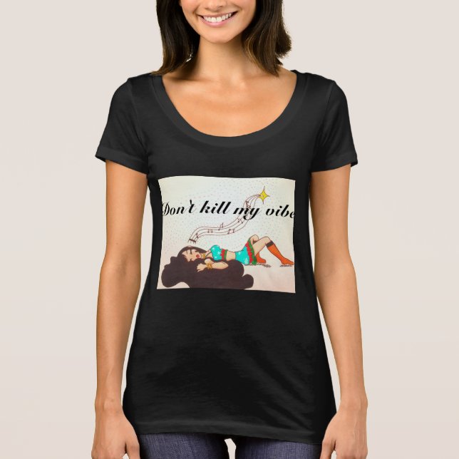 Camiseta No mate mi vibra (Anverso)