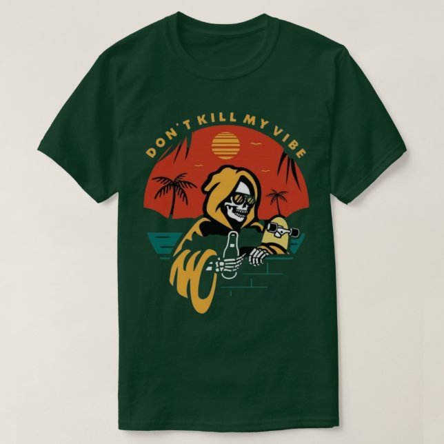 Camiseta No maten mi vibe (Diseño del anverso)