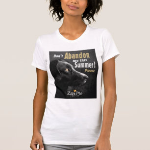 Camiseta No me abandones este verano - Protección de perros