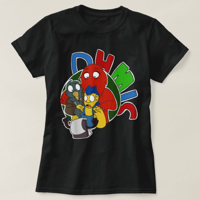 CAMISETA NO ME ABRAZES MEME ASUSTADO (Diseño del anverso)