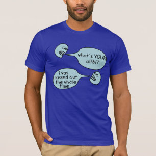 Camiseta No me acuerde que no lo hizo, coartada am1