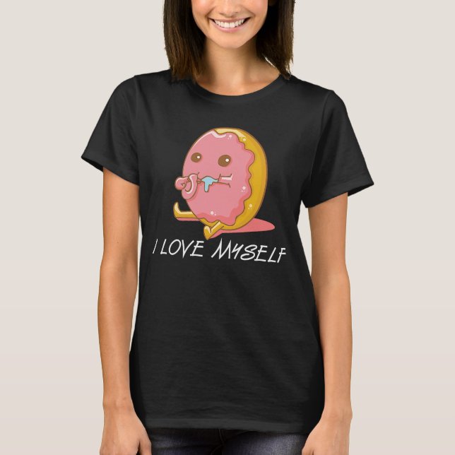 Camiseta No, me amo a mí mismo como un donut de confianza (Anverso)