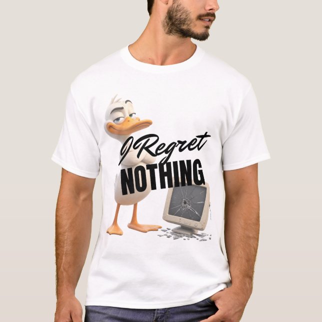 Camiseta No Me Arrepiento de Nada (Anverso)