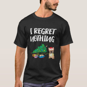 Camiseta No me arrepiento de nada Navidades graciosos franc