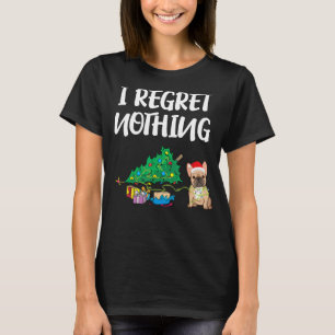 Camiseta No me arrepiento de nada Navidades graciosos franc