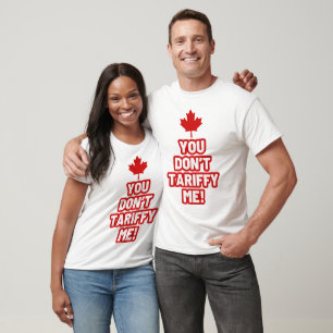 Camiseta ¡No Me Arrojes! Hoja de arce canadiense