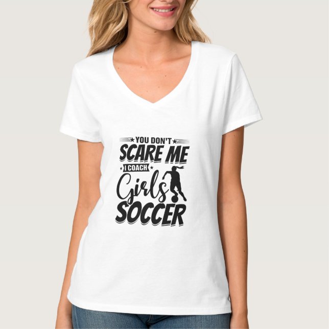 Camiseta No me asustas, entreno a Chicas, regalo gracioso (Anverso)