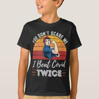 Camiseta No me asustas, golpeo dos veces a Covid Surv