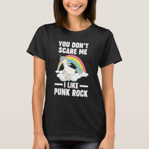 Camiseta No me asustas me gusta el rock Punk de Punk