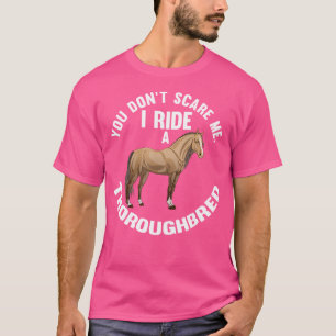 Camiseta No Me Asustas Me Montar Un Caballo Pura Sangre