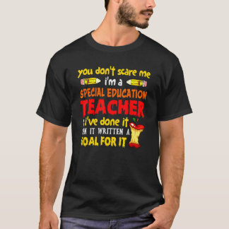 Camiseta No me asustas, soy profesor de educación especial