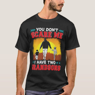 Camiseta No Me Asustas Tengo Dos Nietos Familia