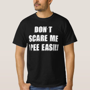 Camiseta No me asusten si presento fácilmente Halloween sar