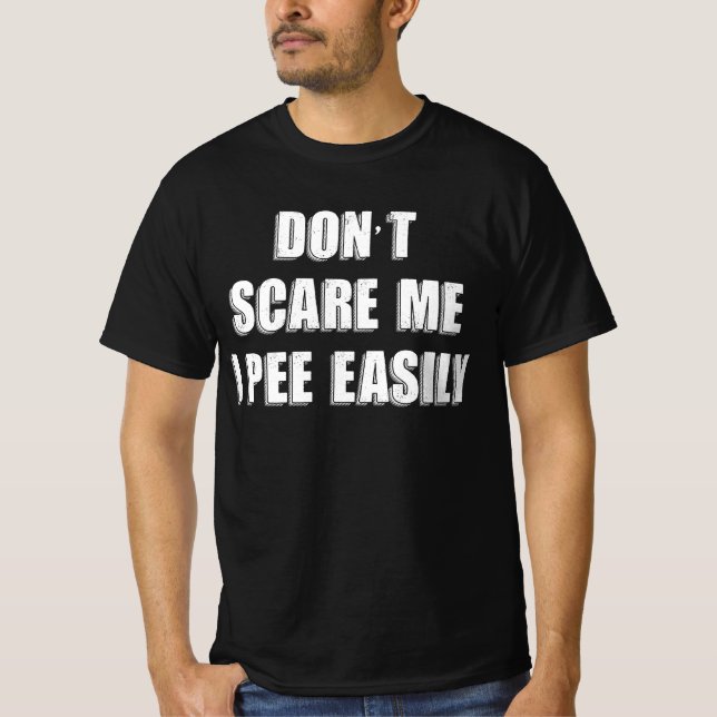 Camiseta No me asusten si presento fácilmente Halloween sar (Anverso)
