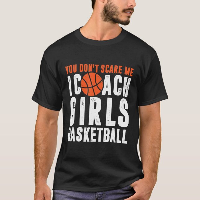 Camiseta No me asustes entreno Chicas en baloncesto regalo (Anverso)