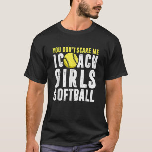 Camiseta No me asustes entreno Chicas en softball en camise
