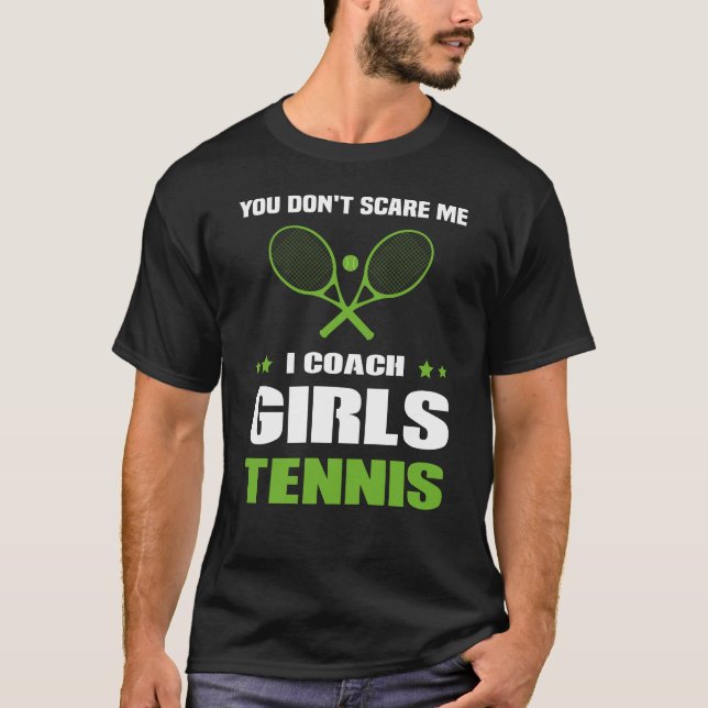 Camiseta No me asustes, entreno tenis a Chicas (Anverso)