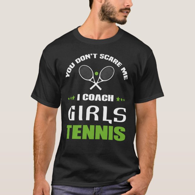 Camiseta No me asustes, entreno tenis a Chicas (Anverso)